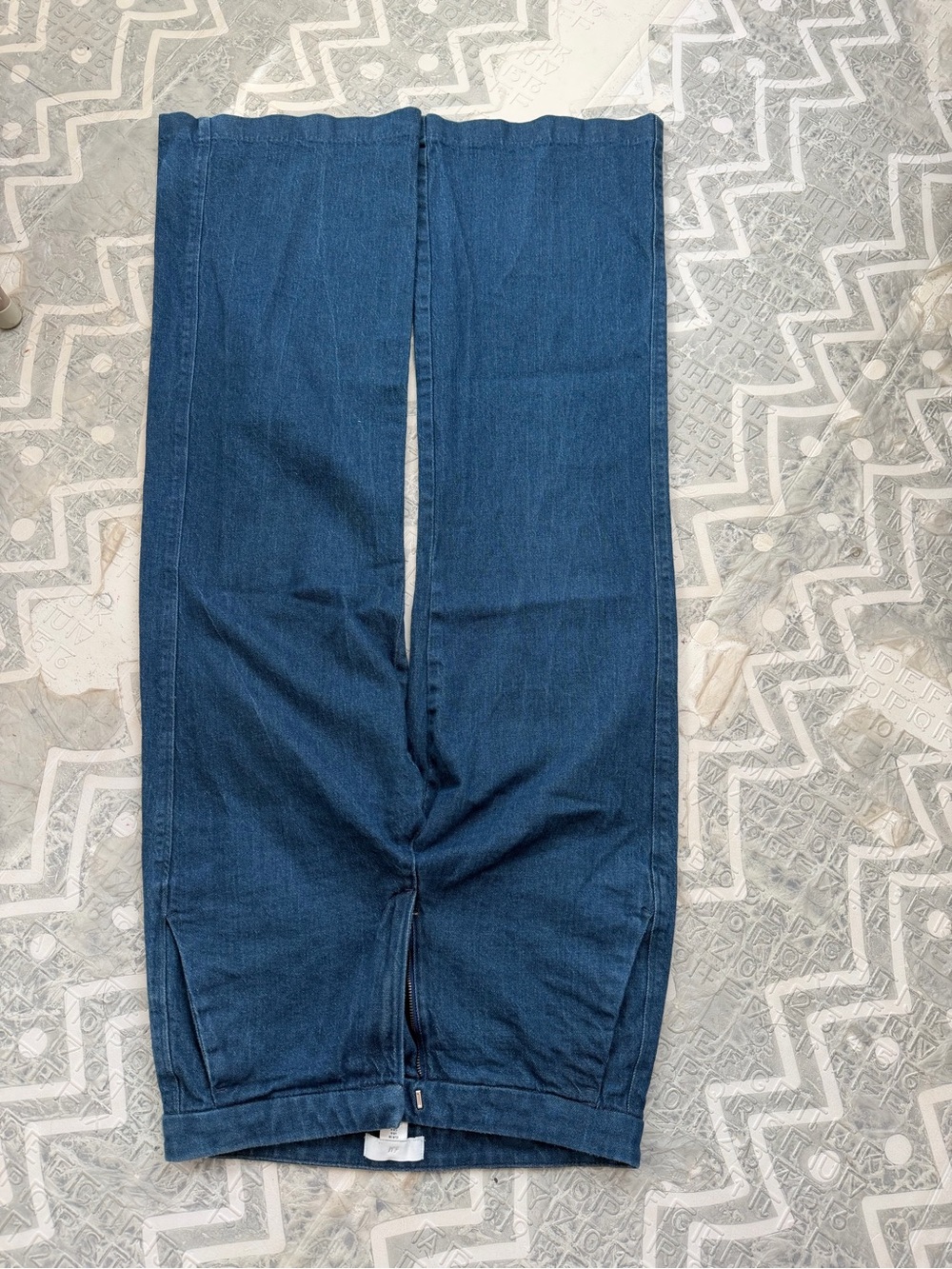 H&M Women's High-Rise Dark Blue wide-Leg Jeans USA 6